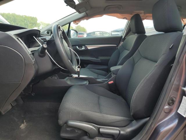 19XFB2F87FE082743 - 2015 HONDA CIVIC EX GRAY photo 7