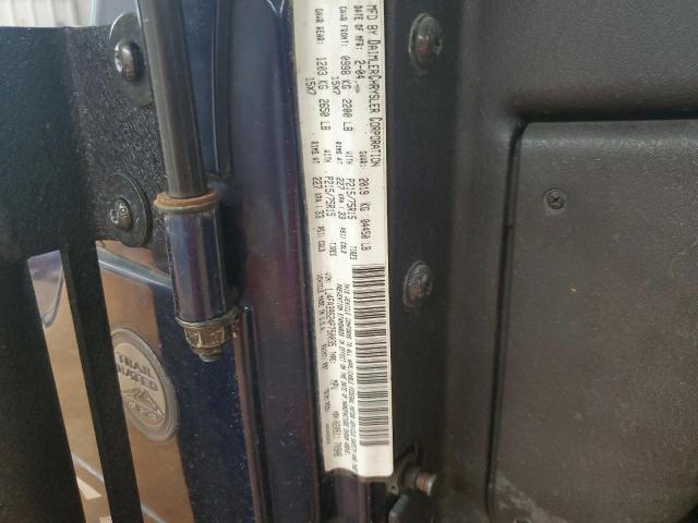 1J4FA39S24P750035 - 2004 JEEP WRANGLER X BLUE photo 12