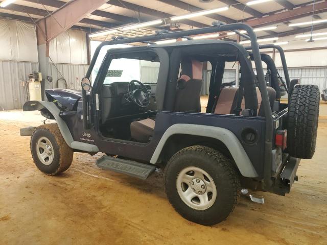 1J4FA39S24P750035 - 2004 JEEP WRANGLER X BLUE photo 2