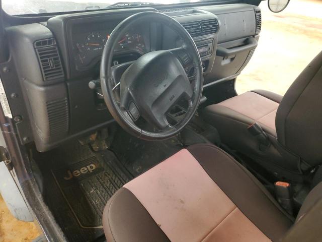 1J4FA39S24P750035 - 2004 JEEP WRANGLER X BLUE photo 8