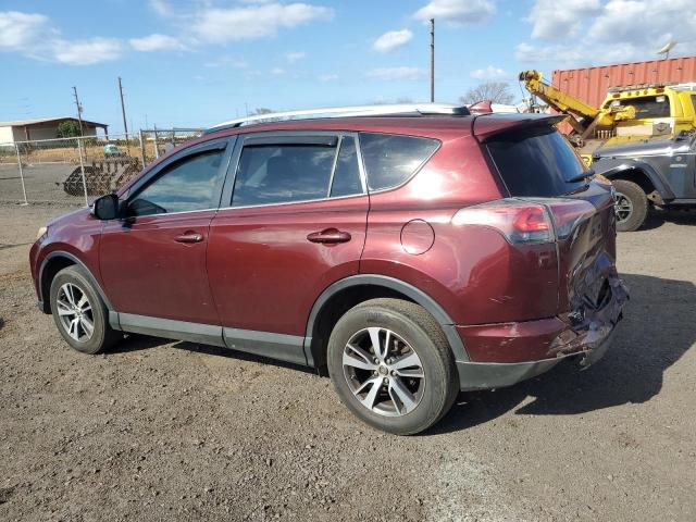 JTMWFREV0GD090027 - 2016 TOYOTA RAV4 XLE BURGUNDY photo 2