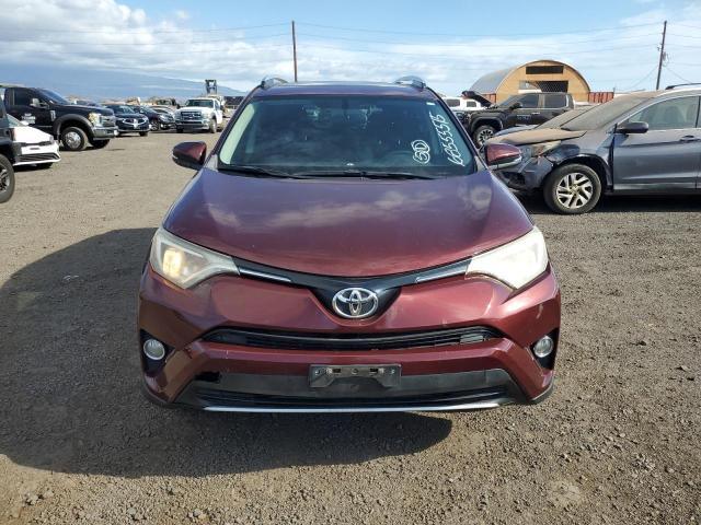 JTMWFREV0GD090027 - 2016 TOYOTA RAV4 XLE BURGUNDY photo 5