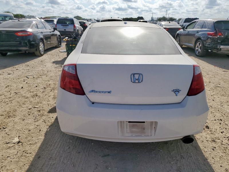 1HGCS12829A012806 - 2009 HONDA ACCORD EXL WHITE photo 6