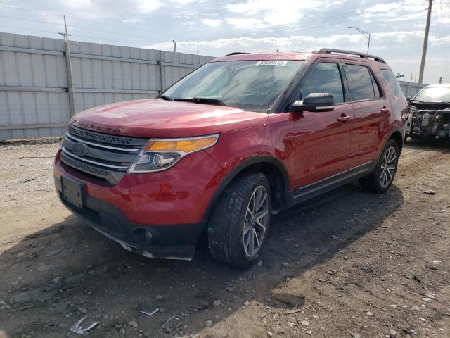 1FM5K8D81FGA27119 - 2015 FORD EXPLORER XLT MAROON photo 1