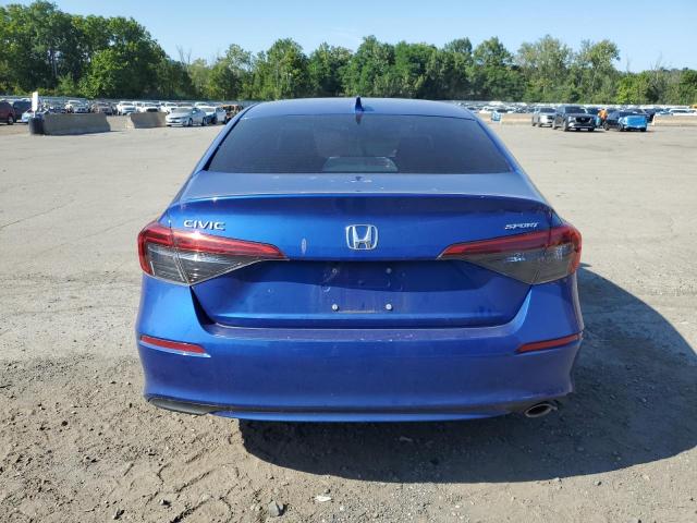 2HGFE2F57RH509698 - 2024 HONDA CIVIC SPORT BLUE photo 6