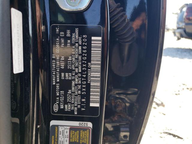 5XXGT4L3XJG266208 - 2018 KIA OPTIMA LX BLACK photo 12