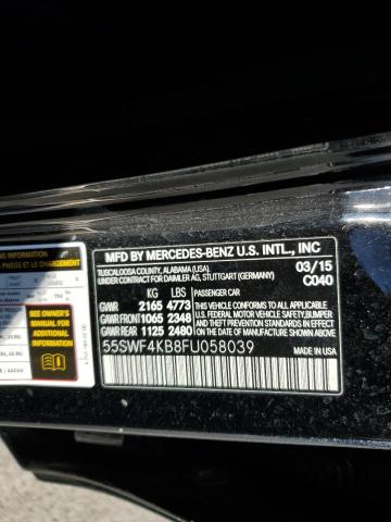 55SWF4KB8FU058039 - 2015 MERCEDES-BENZ C 300 4MATIC BLACK photo 13