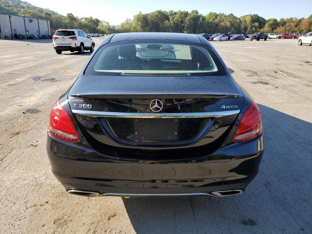 55SWF4KB8FU058039 - 2015 MERCEDES-BENZ C 300 4MATIC BLACK photo 6