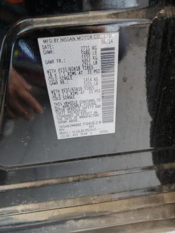 5N1AR2MN8EC706629 - 2014 NISS PATHFINDER S BLACK photo 12