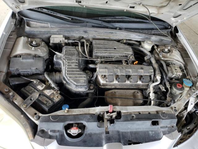 1HGEM22902L036937 - 2002 HONDA CIVIC EX SILVER photo 11