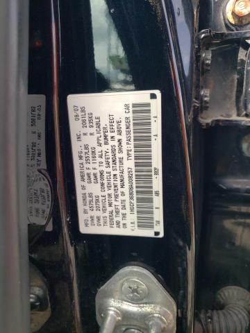 1HGCP36808A008257 - 2008 HONDA ACCORD EXL BLACK photo 13