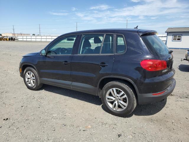 WVGBV7AX7CW565616 - 2012 VOLKSWAGEN TIGUAN S BLACK photo 2