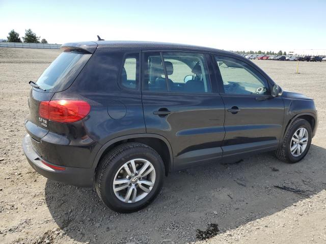 WVGBV7AX7CW565616 - 2012 VOLKSWAGEN TIGUAN S BLACK photo 3