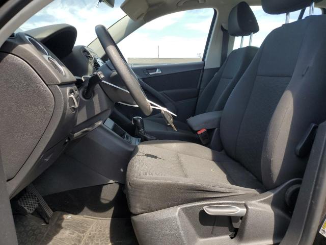 WVGBV7AX7CW565616 - 2012 VOLKSWAGEN TIGUAN S BLACK photo 7