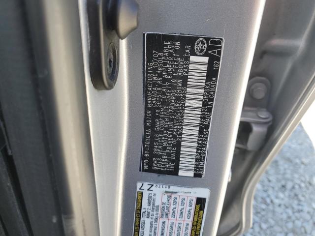 2T1KR32E58C707556 - 2008 TOYOTA COROLLA MA XR SILVER photo 13