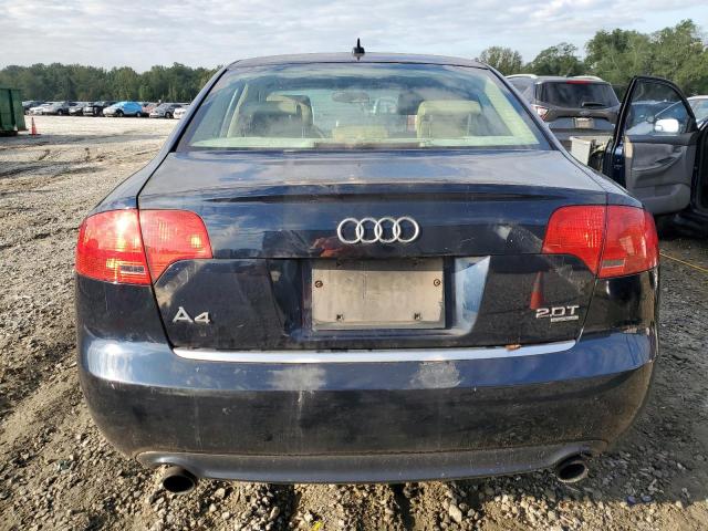 WAUDF78E78A022511 - 2008 AUDI A4 2.0T QUATTRO BLUE photo 6