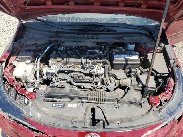 5YFM4MCE8NP129346 - 2022 TOYOTA COROLLA SE წითელი ფოტო 11