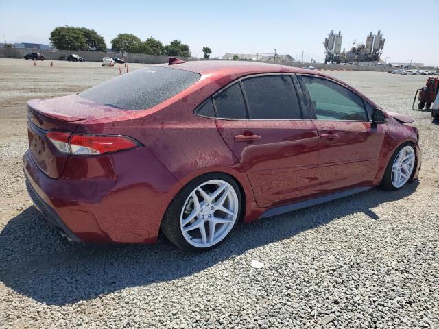 5YFM4MCE8NP129346 - 2022 TOYOTA COROLLA SE წითელი ფოტო 3
