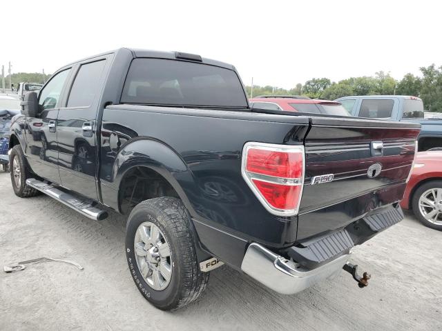 1FTPW14V89FA32326 - 2009 FORD F-150 XLT SUPERCREW BLACK photo 2