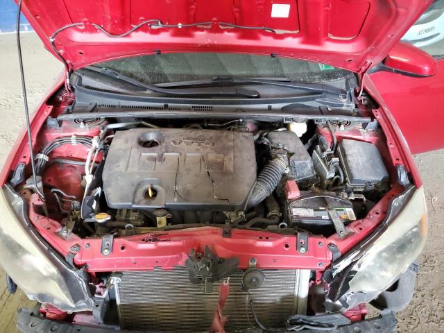 2T1BURHE8GC579921 - 2016 TOYOTA COROLLA L RED photo 11