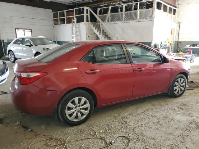 2T1BURHE8GC579921 - 2016 TOYOTA COROLLA L RED photo 3