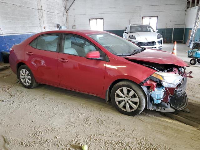 2T1BURHE8GC579921 - 2016 TOYOTA COROLLA L RED photo 4