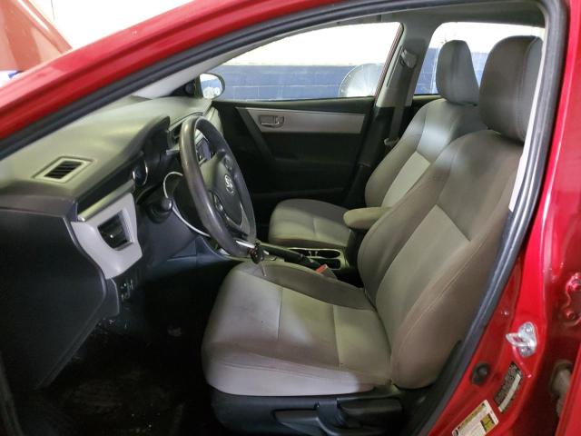 2T1BURHE8GC579921 - 2016 TOYOTA COROLLA L RED photo 7