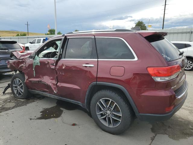 1C4RJFBG5HC680179 - 2017 JEEP GRAND CHER LIMITED MAROON photo 2