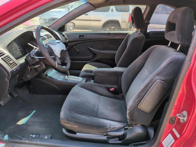 1HGEM22344L038947 - 2004 HONDA CIVIC DX VP წითელი ფოტო 7