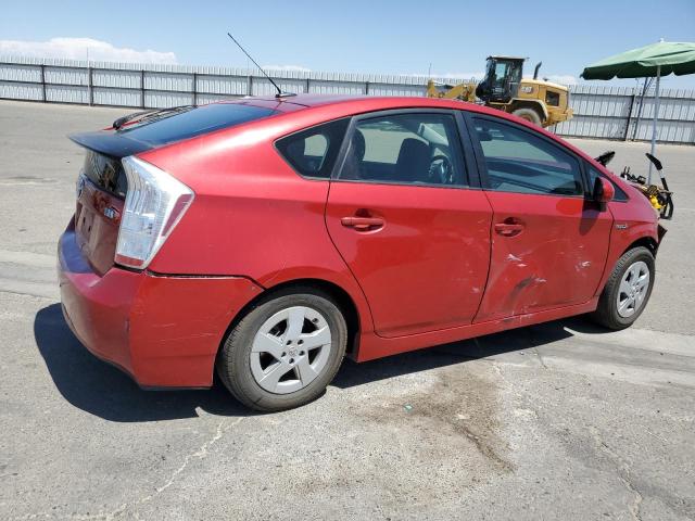 JTDKN3DU6A0244911 - 2010 TOYOTA PRIUS RED photo 3