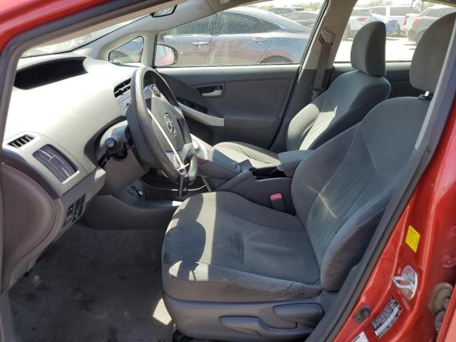 JTDKN3DU6A0244911 - 2010 TOYOTA PRIUS RED photo 7