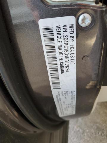 2C4RC1BG1NR109224 - 2022 CHRYSLER PACIFICA TOURING L ნაცრისფერი ფოტო 14