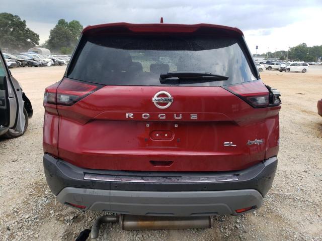 5N1AT3CA4MC719818 - 2021 NISSAN ROGUE SL RED photo 6