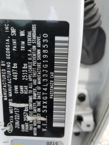 5XXGT4L33JG198530 - 2018 KIA OPTIMA LX თეთრი ფოტო 12