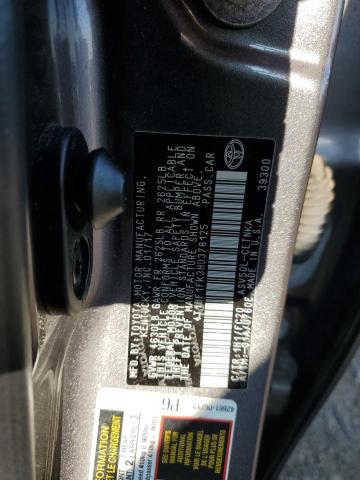 4T1BF1FK3HU378125 - 2017 TOYOTA CAMRY LE Grau Foto 12