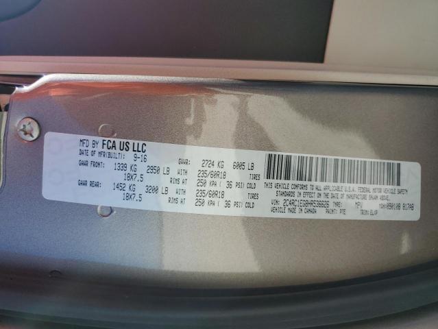 2C4RC1EG8HR536626 - 2017 CHRYSLER PACIFICA TOURING L PLUS TAN photo 13