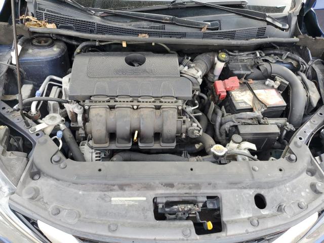 3N1AB7AP3KY307130 - 2019 NISSAN SENTRA S BLUE photo 11