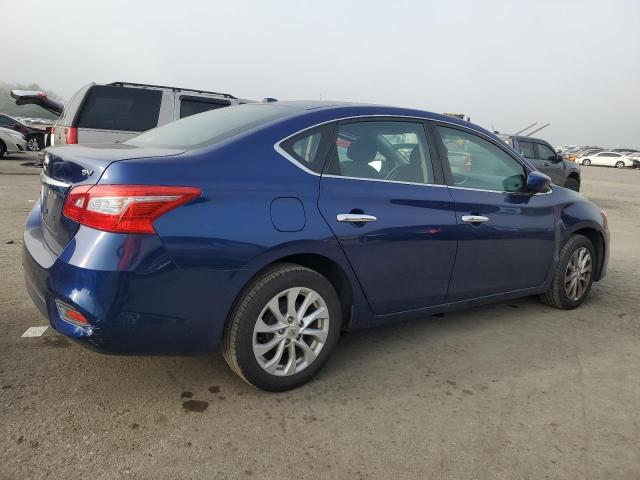 3N1AB7AP3KY307130 - 2019 NISSAN SENTRA S BLUE photo 3