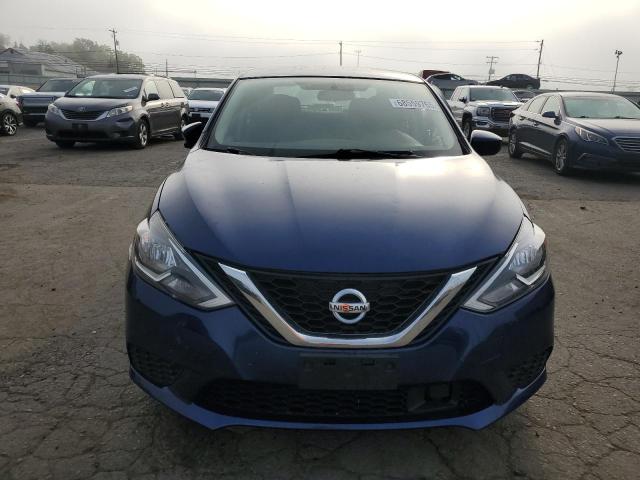 3N1AB7AP3KY307130 - 2019 NISSAN SENTRA S BLUE photo 5