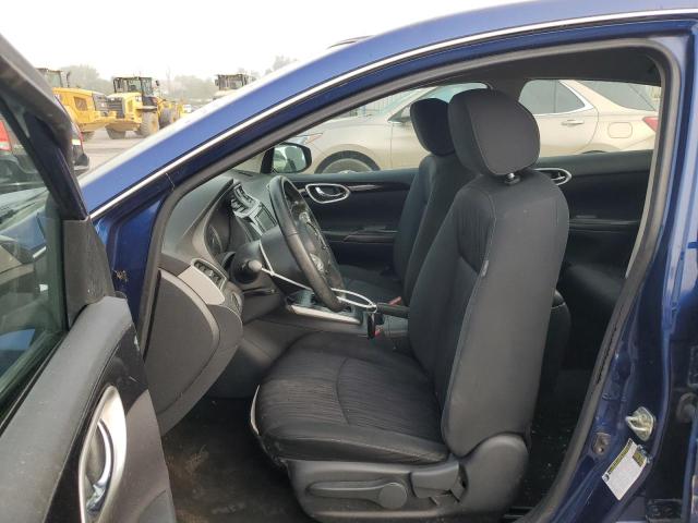 3N1AB7AP3KY307130 - 2019 NISSAN SENTRA S BLUE photo 7