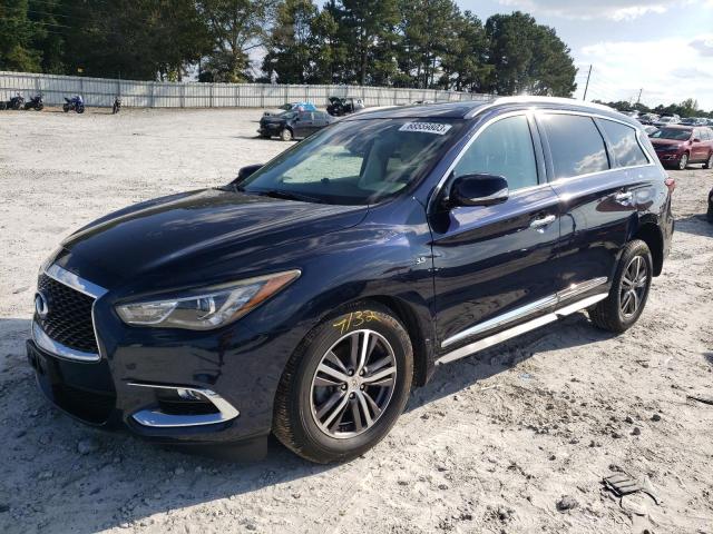 5N1DL0MM6KC529603 - 2019 INFINITI QX60 LUXE BLUE photo 1