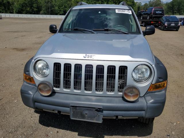 1J4GL38K15W722752 - 2005 JEEP LIBERTY RENEGADE SILVER photo 5