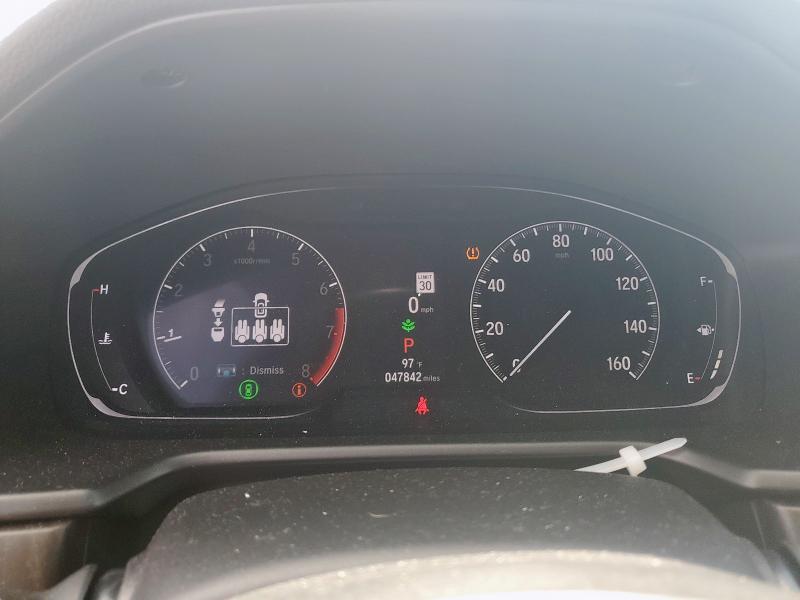 1HGCV1F5XNA073581 - 2022 HONDA ACCORD EXL GRAY photo 9