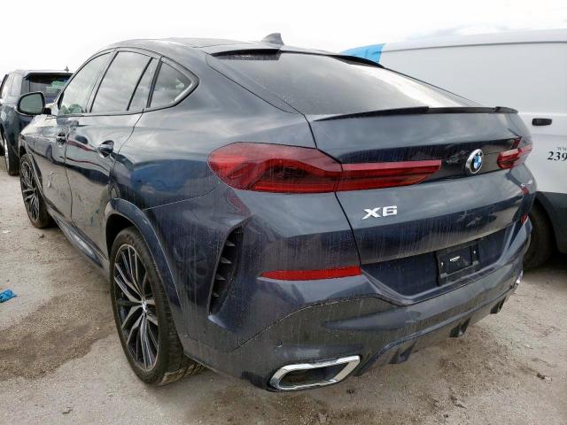 5UXCY4C05L9C49842 - 2020 BMW X6 SDRIVE 40I CHARCOAL photo 3