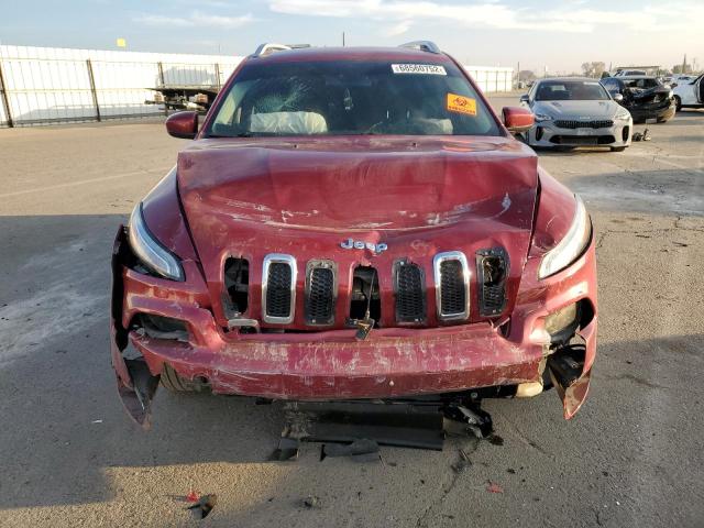 1C4PJLCB4FW573600 - 2015 JEEP CHEROKEE LATITUDE MAROON photo 5