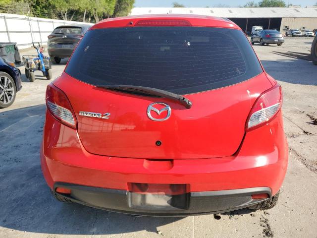 JM1DE1HY5B0102447 - 2011 MAZDA MAZDA2 RED photo 6