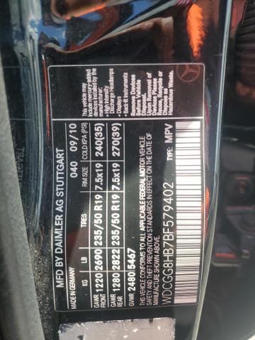 WDCGG8HB7BF579402 - 2011 MERCEDES-BENZ GLK 350 4MATIC BLACK photo 13