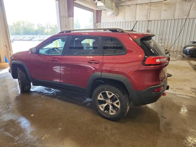 1C4PJMBS6FW501384 - 2015 JEEP CHEROKEE TRAILHAWK MAROON photo 2