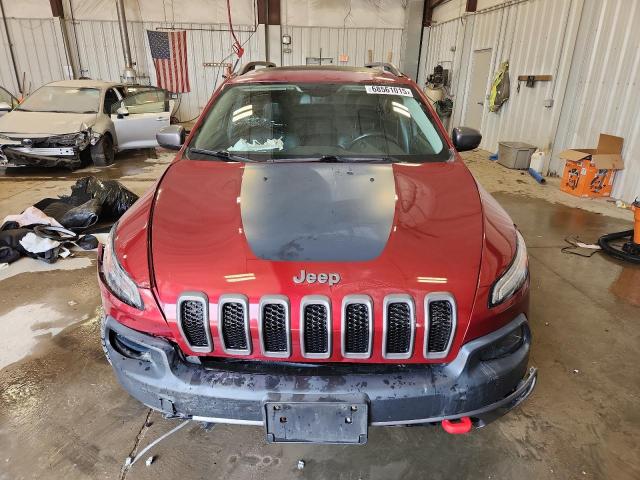 1C4PJMBS6FW501384 - 2015 JEEP CHEROKEE TRAILHAWK MAROON photo 5