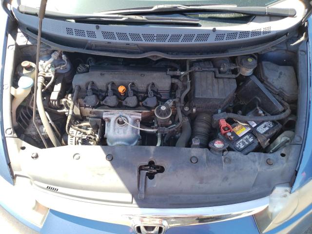 1HGFA16568L078973 - 2008 HONDA CIVIC LX ლურჯი ფოტო 11